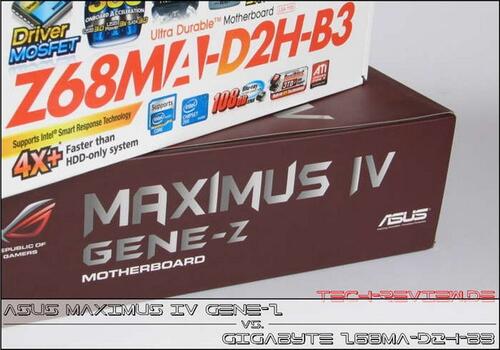 ASUS Maximus IV Gene-Z und Gigabyte Z68MA-D2H-B3