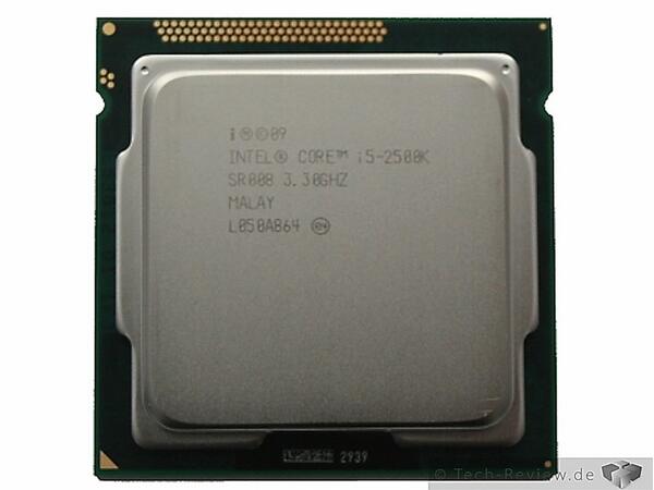 Intel i5-2500K CPU mit Grafikeinheit