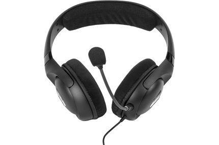 Headset mit angestecktem Mikrofon