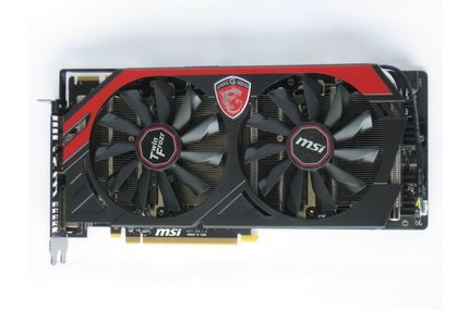 Die MSI R9 280 Gaming hat zwei große Lüfter