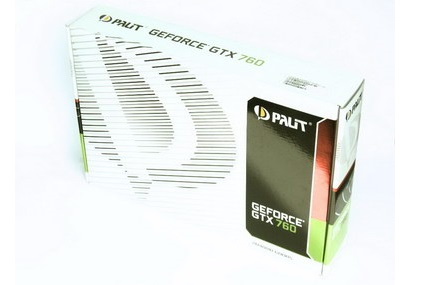 Die Verpackung der Palit Geforce GTX 760