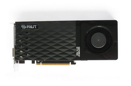 Die Palit Geforce GTX 760 hat nur einen Radiallüfter im Heck