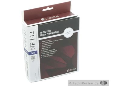 Die Verpackung des Noctua NF-F12 PWM