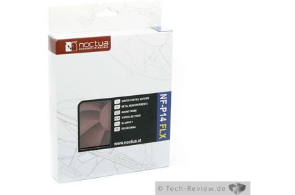 Die Verpackung des Noctua NF-P14 FLX