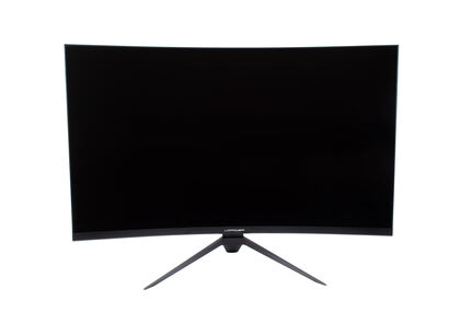 Monitor in der Frontalansicht