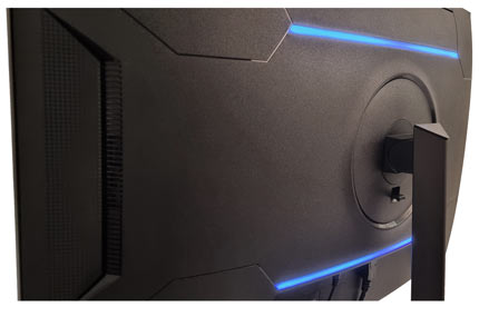 Die RGB-Hintergrundbeleuchtung