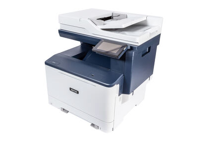 Der Drucker leicht seitlich