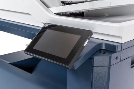 Die Bedieneinheit in Form des 4,3-Zoll-Display