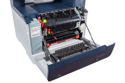 Frontklappe geöffnet