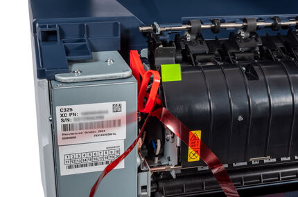 Transportsicherungen entfernen