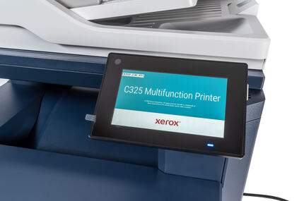 Startbildschirm mit Firmware-Versionsanzeige