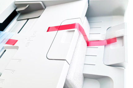 Die zahlreichen Transportsicherungen