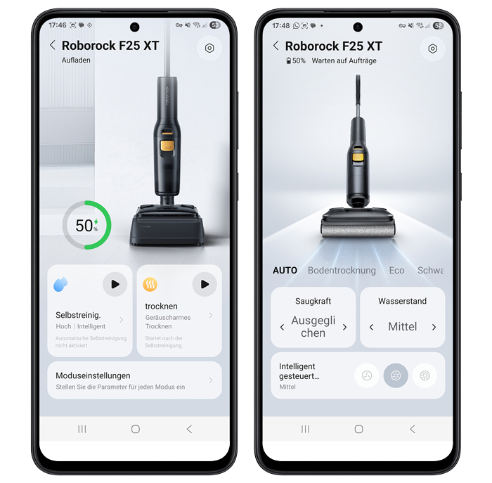 Dashboard im Ladedock + Moduleinstellungen
