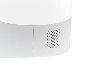 Der Luftauslass der Staubabsaugung