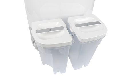 Die Wassertanks für Schmutz- und Frischwasser