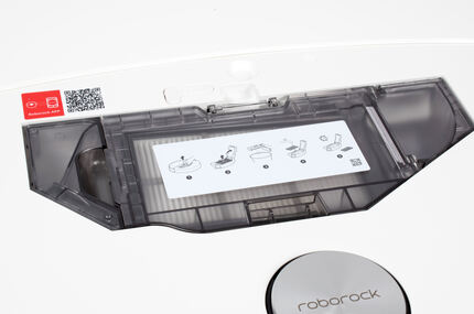 Futurisches Design des Staubbehälters