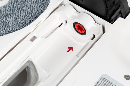 Pfeile zeigen die korrekte Montageposition