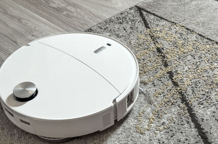 Saugtest auf Teppich