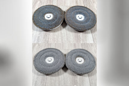 Vorher-Nachher-Vergleich der Moppreinigung